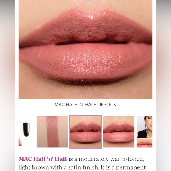 NIB HALF N HALF Amplified Lipstick MAC - Picture 8 of 16